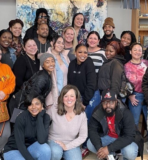 Group of smiling Employees - JAG Management Company Jefferson Apartment Group property manager jobs